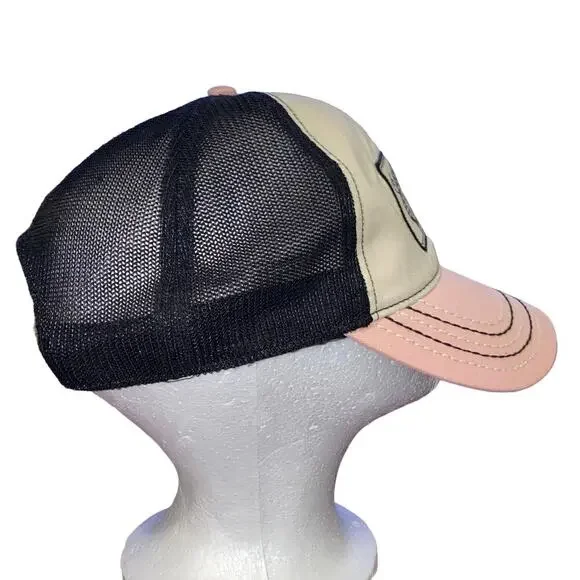 John Deere Farm Fresh Pig Black Pink Hat Mesh Trucker RARE USED Embroidered HTF - Picture 4 of 10